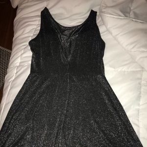 Sparkly black party dress
